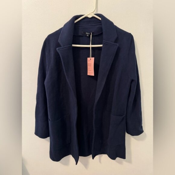 NWT Quince Women's Navy Blue Jacket Size S - Picture 1 of 6
